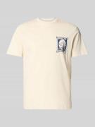 Replay T-Shirt mit Rundhalsausschnitt in Offwhite, Größe S