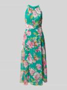 Adrianna Papell Cocktailkleid mit gelegten Falten in Gruen, Größe 44