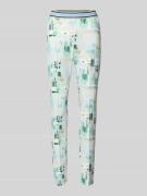 Marc Cain Slim Fit Leggings mit elastischem Bund in Offwhite, Größe 34