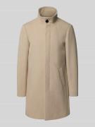 Matinique Mantel mit Stehkragen Modell 'Harvey' in Beige, Größe XXXL