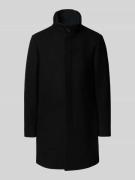 Matinique Mantel mit Stehkragen Modell 'Harvey' in Black, Größe M