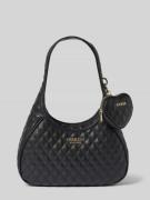 Guess Handtasche mit Steppnähten Modell 'ATABEY HOBO' in Black, Größe ...