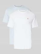 Calvin Klein Jeans T-Shirt mit Label-Patch Modell 'BADGE' in Weiss, Gr...