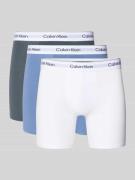 Calvin Klein Underwear Trunks mit elastischem Bund im 3er-Pack in Blau...