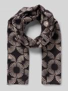 More & More Schal im Allover-Look in Black, Größe 1