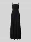 TROYDEN COLLECTION Abendkleid mit Spaghettiträgern in Black, Größe 32
