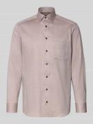 OLYMP Regular Fit Business-Hemd aus Baumwolle mit Kentkragen in Sand, ...