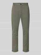 Lindbergh Cropped Hose mit Eingrifftaschen in Oliv, Größe L