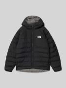 The North Face Steppjacke mit Kapuze und Logo in Black, Größe L