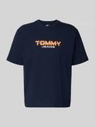 Tommy Jeans Regular Fit T-Shirt aus reiner Baumwolle in Marine, Größe ...