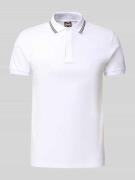 Colmar Originals Slim Fit Poloshirt aus Baumwolle in Weiss, Größe L