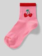 Happy Socks Socken aus Baumwoll-Mix Modell 'CHERRY' in Pink, Größe 36-...