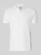 Blend Regular Fit Polo-Shirt mit Strukturmuster Modell 'Heskild' in Of...