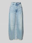 Rich & Royal Barrel Fit Jeans im Used-Look in Hellblau, Größe 26