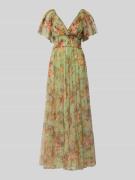 LACE & BEADS Abendkleid aus Tüll mit V-Ausschnitt in Hellgruen, Größe ...