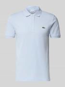 Lacoste Slim Fit Poloshirt aus reiner Baumwolle in Hellblau, Größe L
