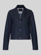 s.Oliver BLACK LABEL Regular Fit Kurzblazer aus Denim in Jeansblau, Gr...