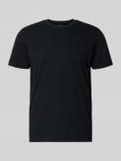 Tom Tailor Regular Fit T-Shirt aus reiner Baumwolle in Black, Größe L