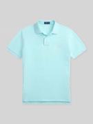 Polo Ralph Lauren Regular Fit Poloshirt aus reiner Baumwolle in Aqua, ...