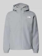 The North Face Jacke mit Kapuze in Hellgrau, Größe L