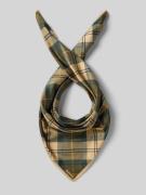 Barbour Tuch mit Gitterkaro Muster Modell 'KINSALE' in Oliv, Größe 1