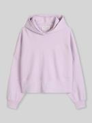 Marc O'Polo Relaxed Fit Hoodie aus reiner Baumwolle in Lila, Größe L