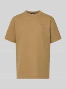 G-Star Raw Regular Fit T-Shirt mit Strukturmuster in Beige, Größe L