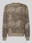 G-Star Raw Sweatshirt im Allover-Look mit Rundhalsausschnitt in Hellgr...