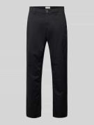 Blend Chino mit Eingrifftaschen Modell 'MADDOX' in Black, Größe 29/30