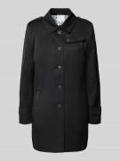 Fuchs Schmitt Trenchcoat mit Ärmelriegeln in Black, Größe 34