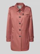 Fuchs Schmitt Trenchcoat mit Ärmelriegeln in Altrosa, Größe 34