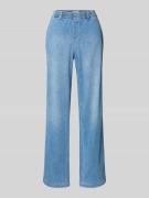 Brax Wide Leg Jeans mit elastischem Bund in Bleu, Größe 34