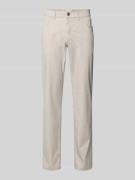 Brax Hose mit Strukturmuster Modell 'Cadiz' in Sand, Größe 32/30