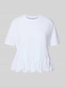 Rich & Royal T-Shirt mit Rundhalsausschnitt in Weiss, Größe L