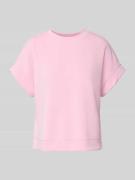 Rich & Royal Sweatshirt aus Modal-Mix mit Rundhalsausschnitt in Rosa, ...