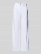 Only Wide Leg Jeans aus Baumwoll-Mix Modell 'MADISON' in Weiss, Größe ...