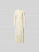 Rabanne Maxikleid aus Spitze mit Stretch-Anteil in Ecru, Größe L/XL