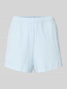 Marc O'Polo Regular Fit Pyjama Shorts aus Baumwoll-Mix in Hellblau, Gr...