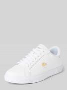 Lacoste Low Top Sneaker aus echtem Leder Modell 'POWERCOURT' in Weiss,...