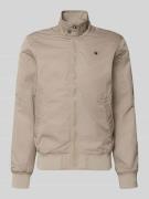 G-Star Raw Jacke mit Stehkragen und Reißverschluss in Sand, Größe L