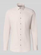 OLYMP Level Five Slim Fit Business-Hemd mit Kentkragen in Sand, Größe ...