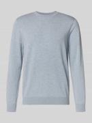 Profuomo Regular Fit Pullover aus Lyocell-Mix mit Seiden-Anteil in Hel...