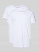 Christian Berg Men T-Shirt aus reiner Baumwolle im 2er-Pack in Weiss, ...