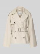Marc O'Polo Regular Fit Trenchcoat aus Baumwoll-Lyocell-Mix in Beige, ...