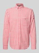 Gant Regular Fit Leinenhemd mit Baumwoll-Anteil Modell 'GINGHAM' in Ro...