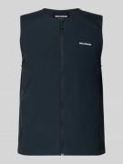 Salomon Weste mit Reißverschluss und Logo in Black, Größe L