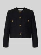 Bash Regular Fit Blazer mit Rundhalsausschnitt Modell 'MEREDITH' in Bl...