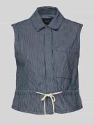 OPUS Weste mit verdeckter Knopfleiste Modell 'Walea' in Marine, Größe ...