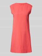 DKNY Minikleid mit Strukturmuster in Hellrot, Größe 36