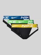 Nike Jockstrap mit Label-Detail im 3er-Pack in Black, Größe L